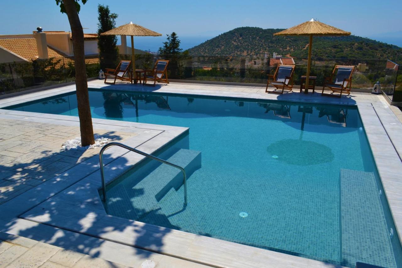 "Stergiou Luxury Apartments" Με Κοινη Πισινα Saronida Exteriér fotografie