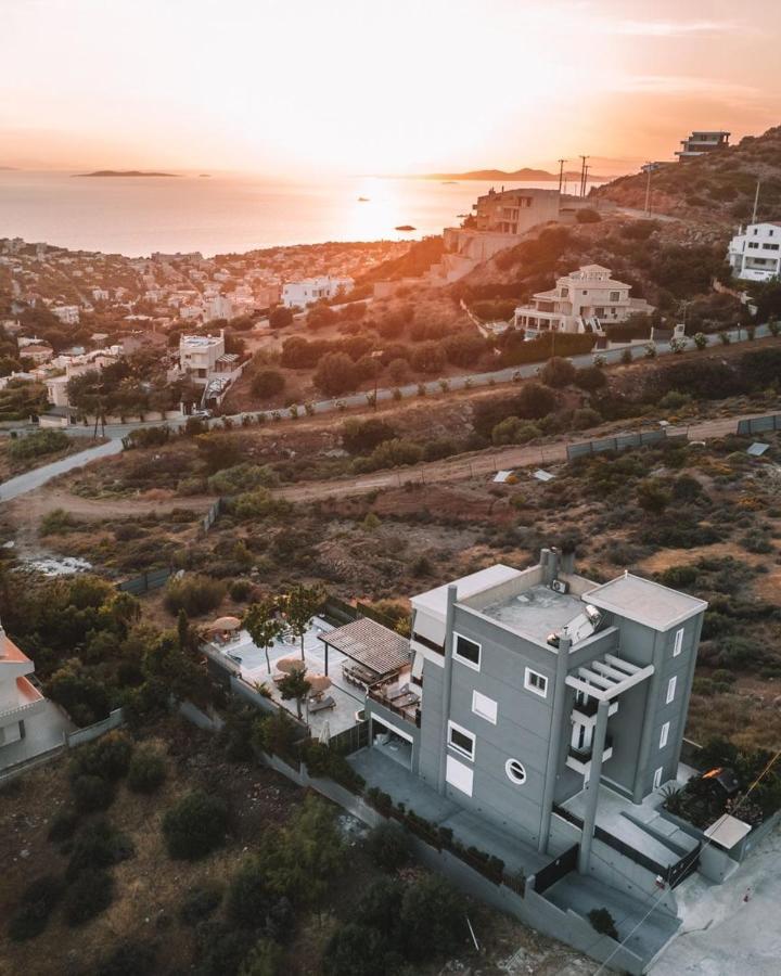 "Stergiou Luxury Apartments" Με Κοινη Πισινα Saronida Exteriér fotografie
