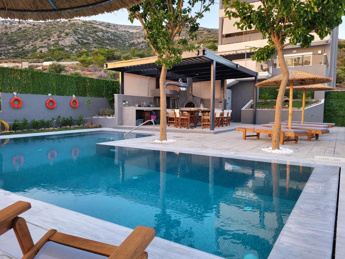 "Stergiou Luxury Apartments" Με Κοινη Πισινα Saronida Exteriér fotografie