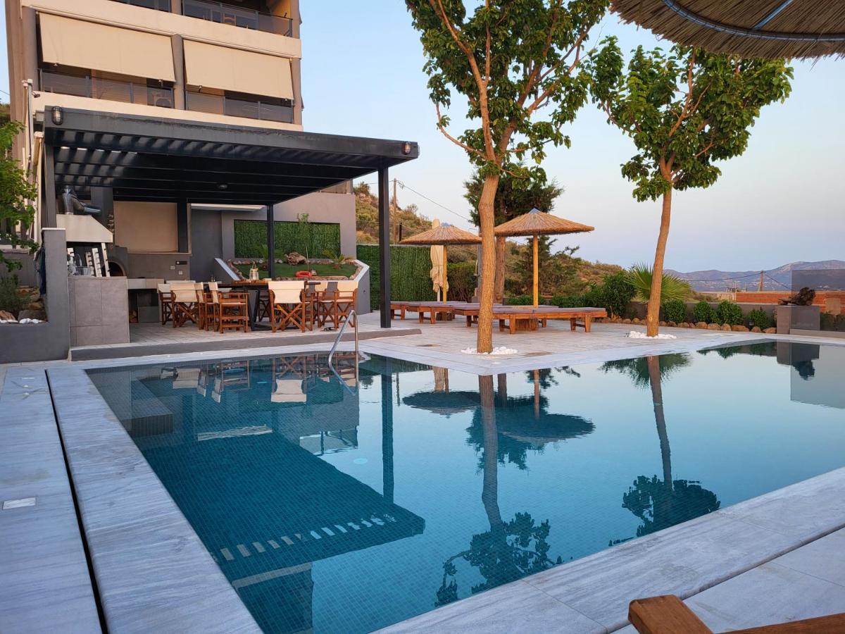 "Stergiou Luxury Apartments" Με Κοινη Πισινα Saronida Exteriér fotografie